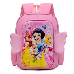 Disney Princess Kids Backpack Fashion New Style Multi Pattern Cool Breathable Waterproof Lightweight Children School Backpack