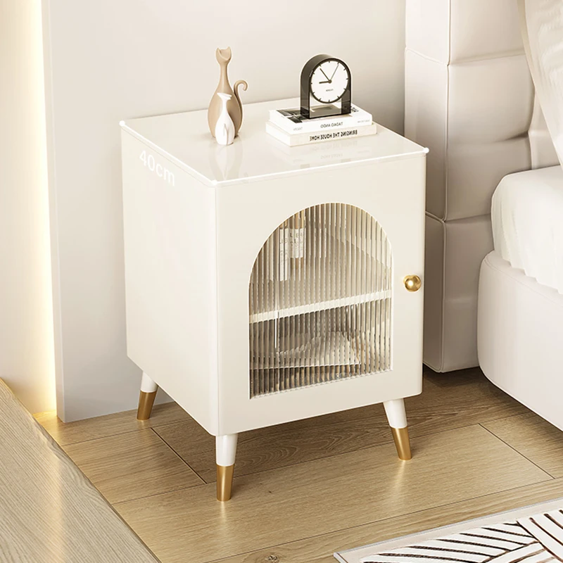 

Small Cabinet Nightstand Bedside Nordic Bedroom Nightstand Minimalist White Mesitas De Noche Living Room Furniture LQQ17XP