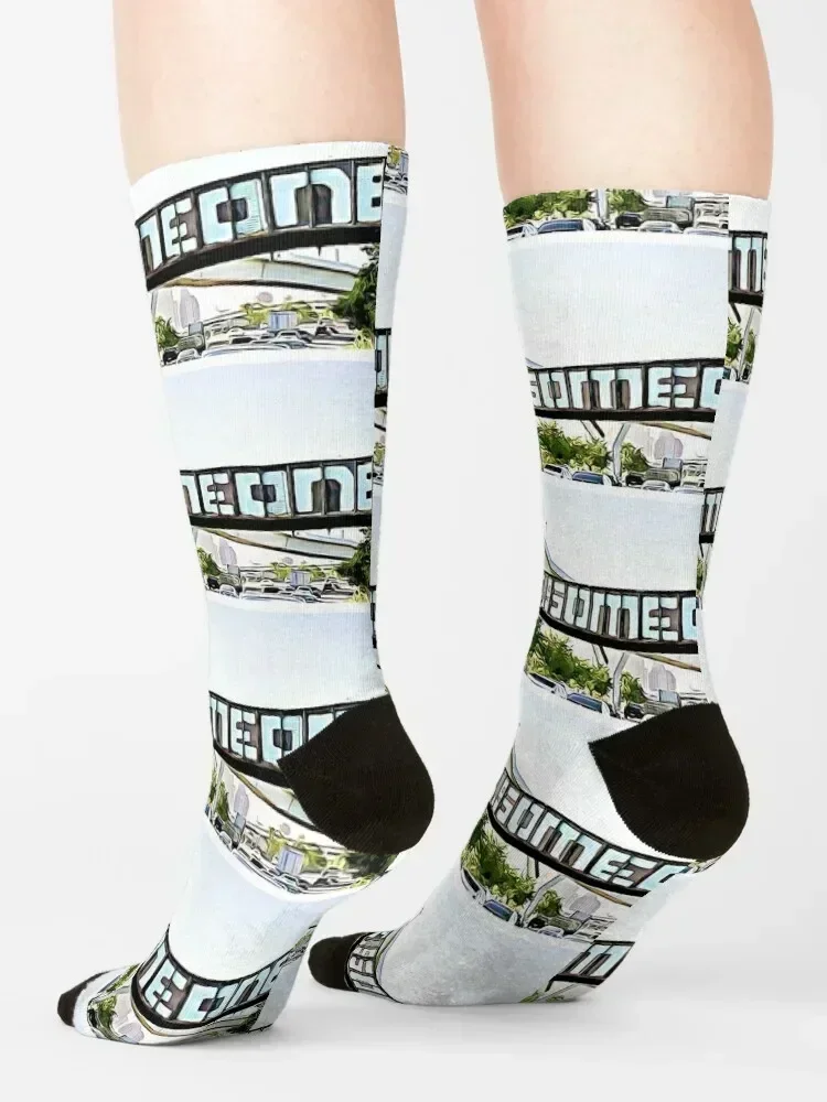 Houston: Be Someone pt. 2 Socks Wholesale sports stockings christmas gift christmas stocking Socks Female Men's