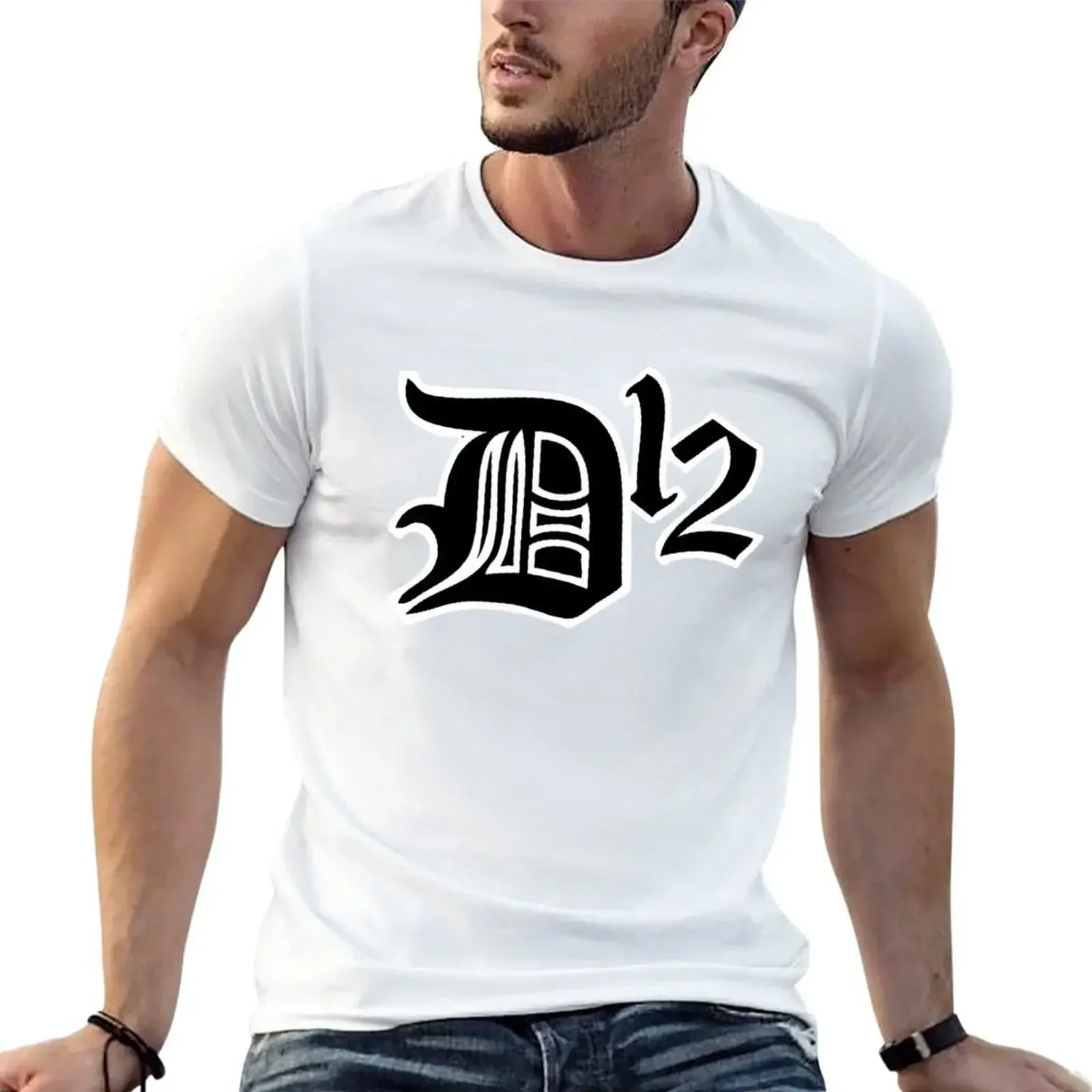 D12 Band Eminem Essential T-Shirt plus sizes sports fans workout shirts for men Summer fashion New Arrival Cotton Short Sleeve