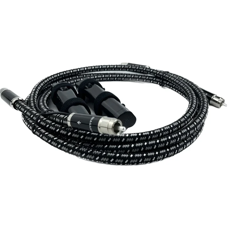 Para Niagara RCA Cable PSS Silver HiFi Audio Interconnect Line do wzmacniacza odtwarzacza CD