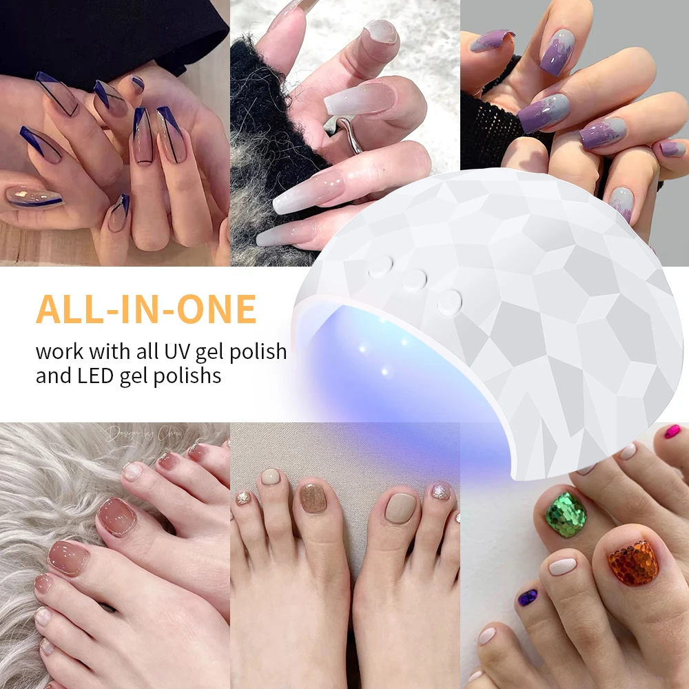 48w/88w Led Drying Lamp Manicure Uv Nail Dryer Curing Gel Nail Polish With Usb Smart Time Motion Sensing Manicure Nail Art Tools