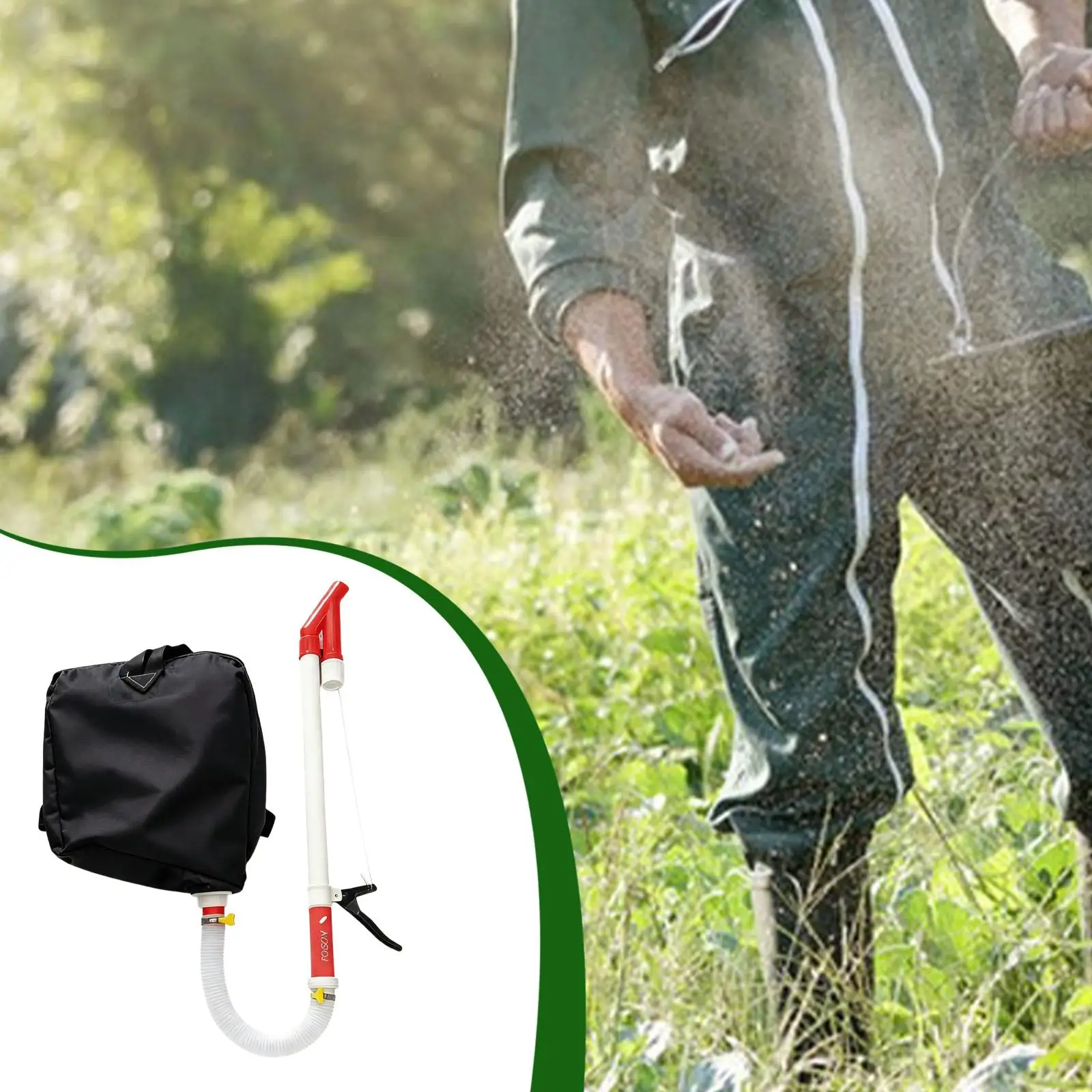 Manual Backpack Fertilizer Spreader, Labor Saving, Backpack Topdressing Tool, Fertilizing Tool, Fertilizer Sprayer