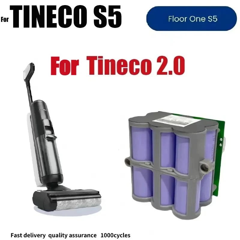 Batteria da 21,6 V 6000 m/4000 mAh per Tineco 2.0 per Tineco S5 Fu Wan Batteria per lavatrice Batteria ad alta capacità Accessori S3