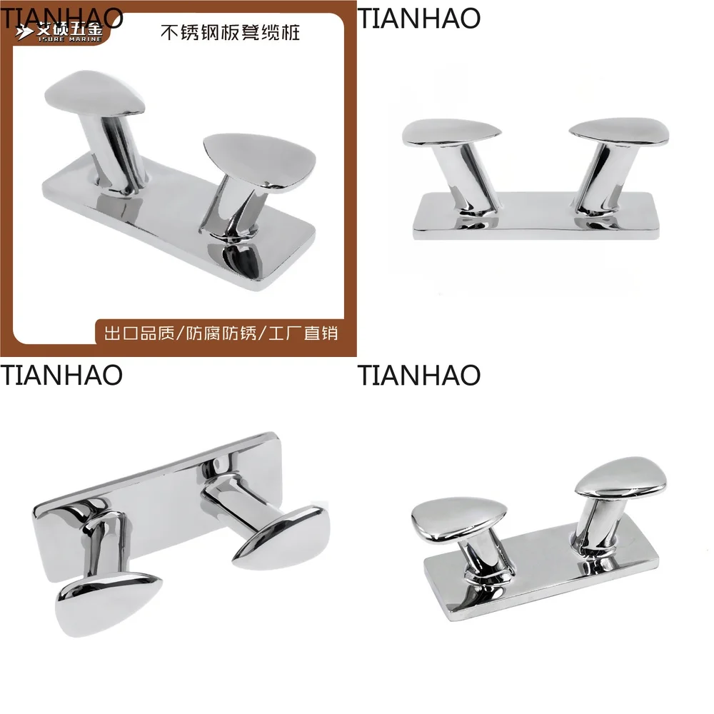 Stainless Steel V Shaped Bollard Bench 6 Inch 8  10 Inch 12  Mooring Cleat for Boats Yachts RVs Marine Accessories