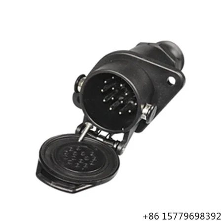 

24V 15P ADR Trailer Socket Heavy Duty Plug for Commercial Truck Agricultural Vehicles