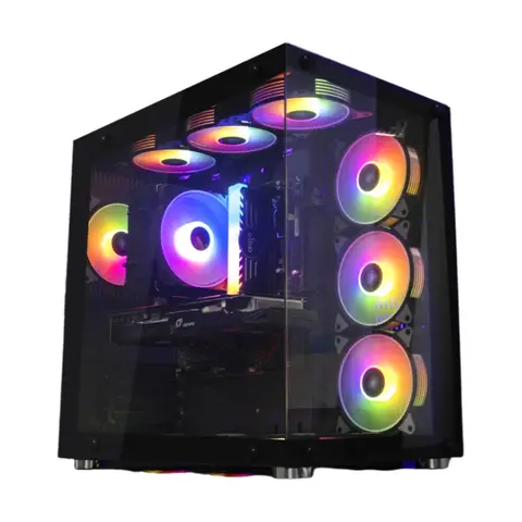 Aigo AR12 120mm PC Gamer Computer Case Fan RGB 12v Heatsink Aura Sync Cooler Argb Silent Controller Kit Fan Cooling Ventilador