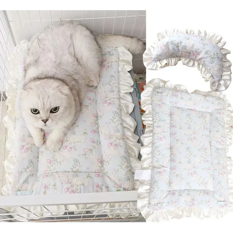 Soft Cat Mat Soft Cotton Dog Cats Sleeping Bed Mattress Warm Winter Pet House Thick Kennel Mats For Small Large Dogs Cats