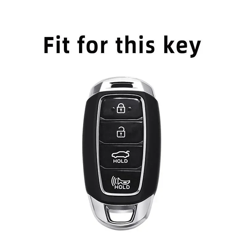 TPU Car Key Fob Case Cover for Hyundai I30 Ix35 KONA Encino Solaris Azera Grandeur Ig Accent Santa Fe Palisade Accessories