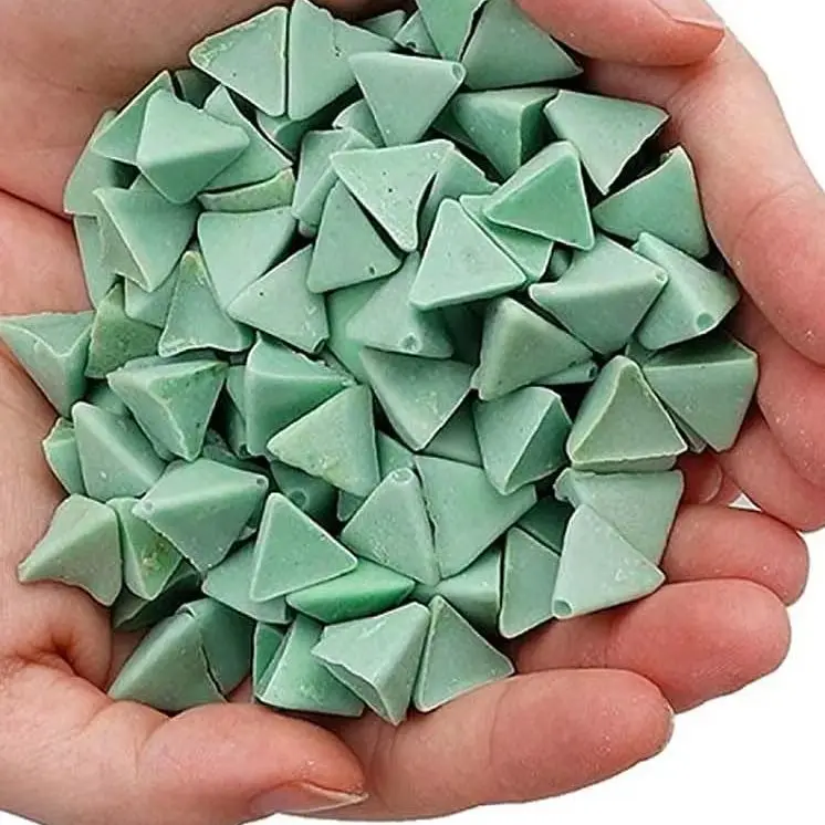 Jade Agate Polishing Stones Abrasive Media for Jewelry Tumbler Vibratory Polishing Machine Metal Stone Finishing Supplies