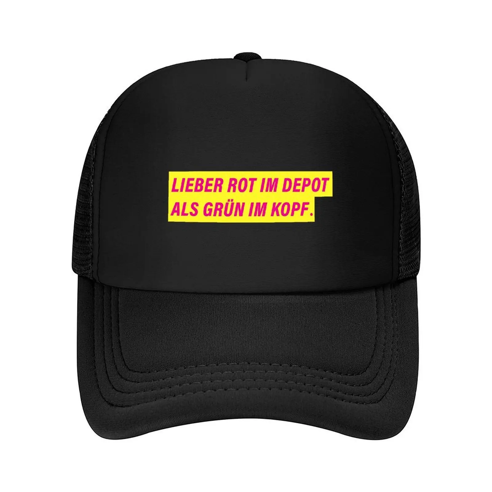 

BETTER RED IN THE DEPOT THAN GREEN IN THE HEAD | Free Democratic Party design Baseball Cap Winter hat Man Women's