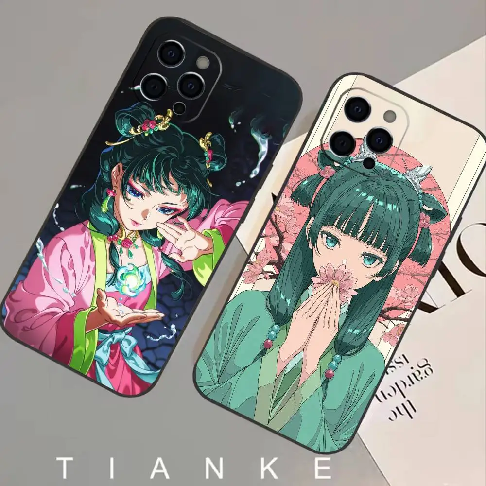 

The a-Apothecary d-Diaries m-Maomao Phone Case For iPhone 17,16,15,14,13,12,11 Plus,Pro,Max,XS Silicone Soft Cover
