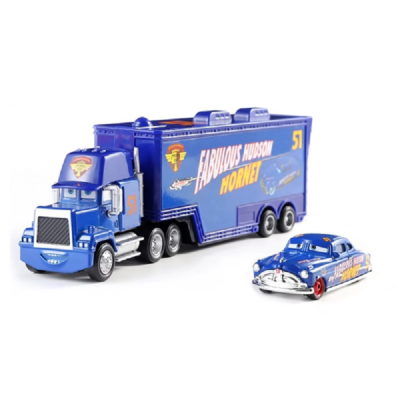 Disney Truck Mack Action Figure Lightning McQueen Racing Jackson Storm Ramirez 1:55 Die Cast Model Anime Toy Car Birthday Gift