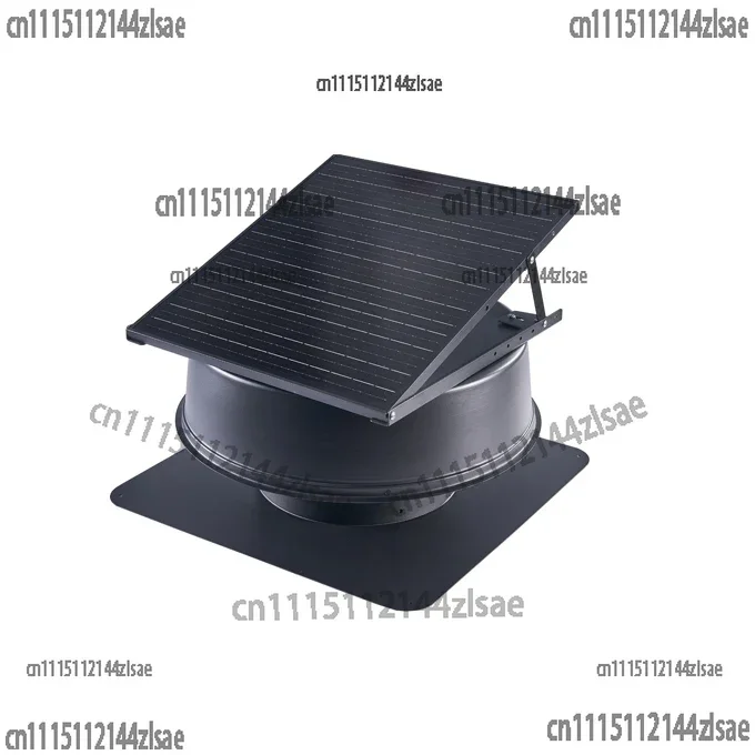 Solar Powered DC Motor Axial Fan, RV Roof Ventilator for House HVAC Attic Greenhouse Factory Exhaust Cooling Ventilation System