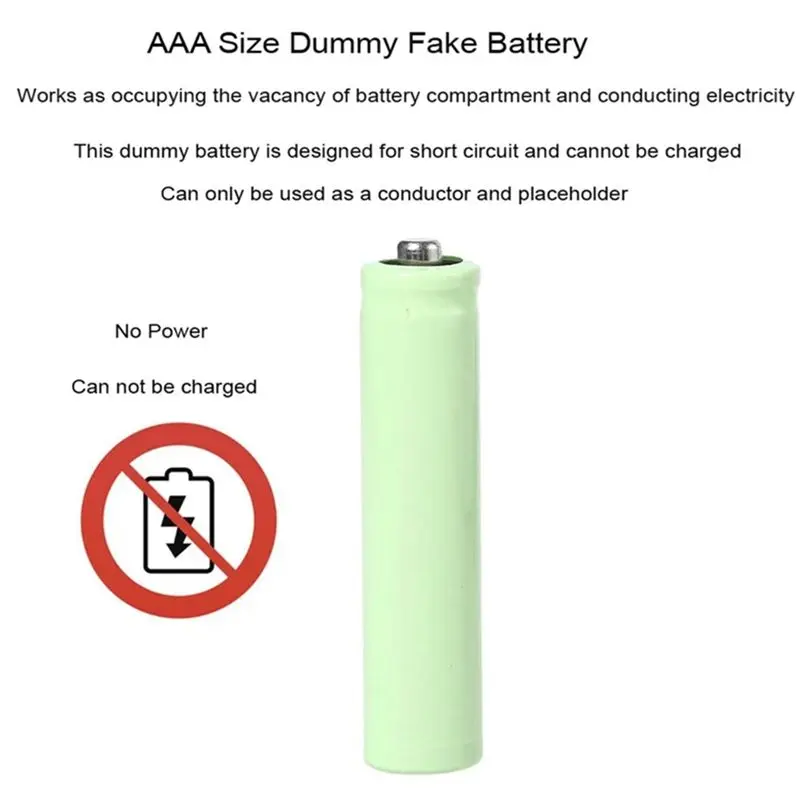 3X USB 5V To 3V LR03 AAA Dummy Battery Eliminators Cable For Remote Control Radio LED Light 2M