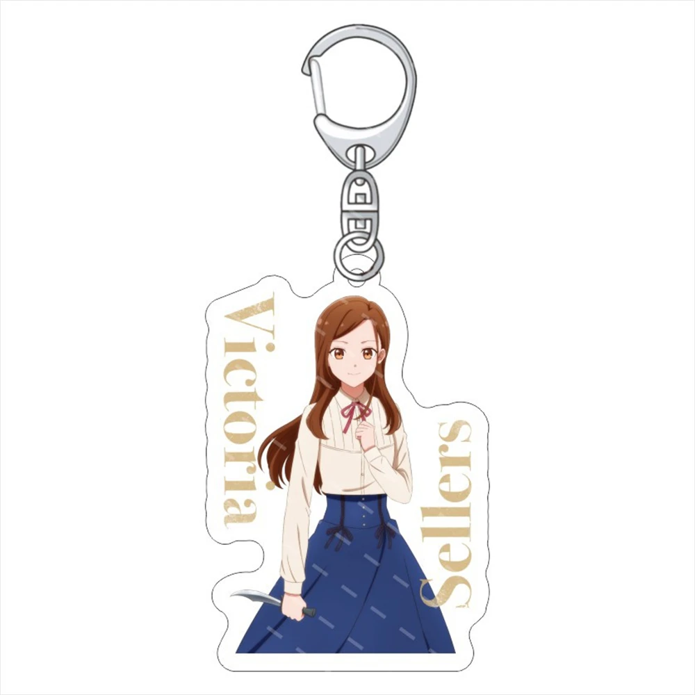 Anime Tefuda ga Oome no Victoria of Many Faces Cosplay COSTUME Acrylic Key Chain Keychain Pendant Accessories