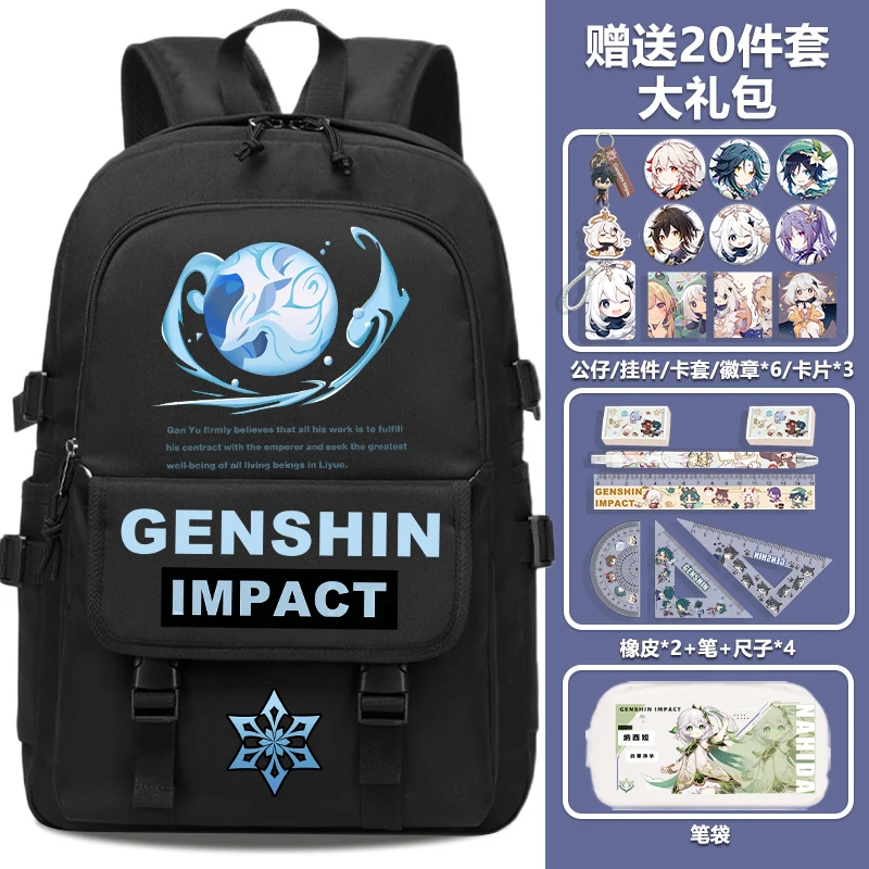 Original God Anime Children's School Bag Boys 2025 New Style Large Capacity Teen Backpack Back to School Bag