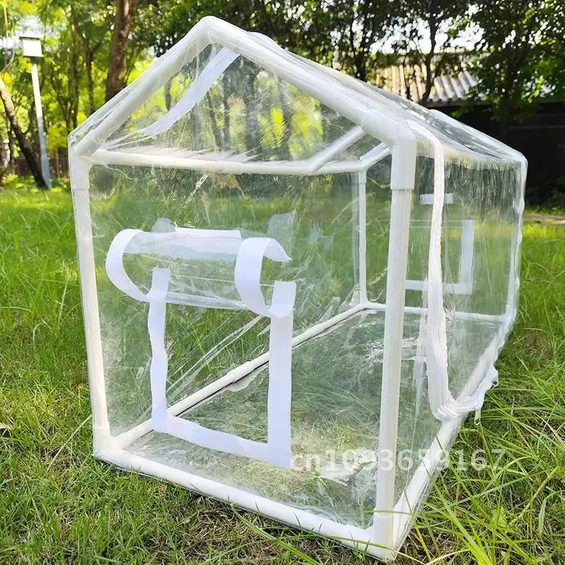 

Greenhouse Cover Tent Greenhouse PVC Garden Shed Plants for with Gardens Outdoor Cover Grow Zippers Terraces House