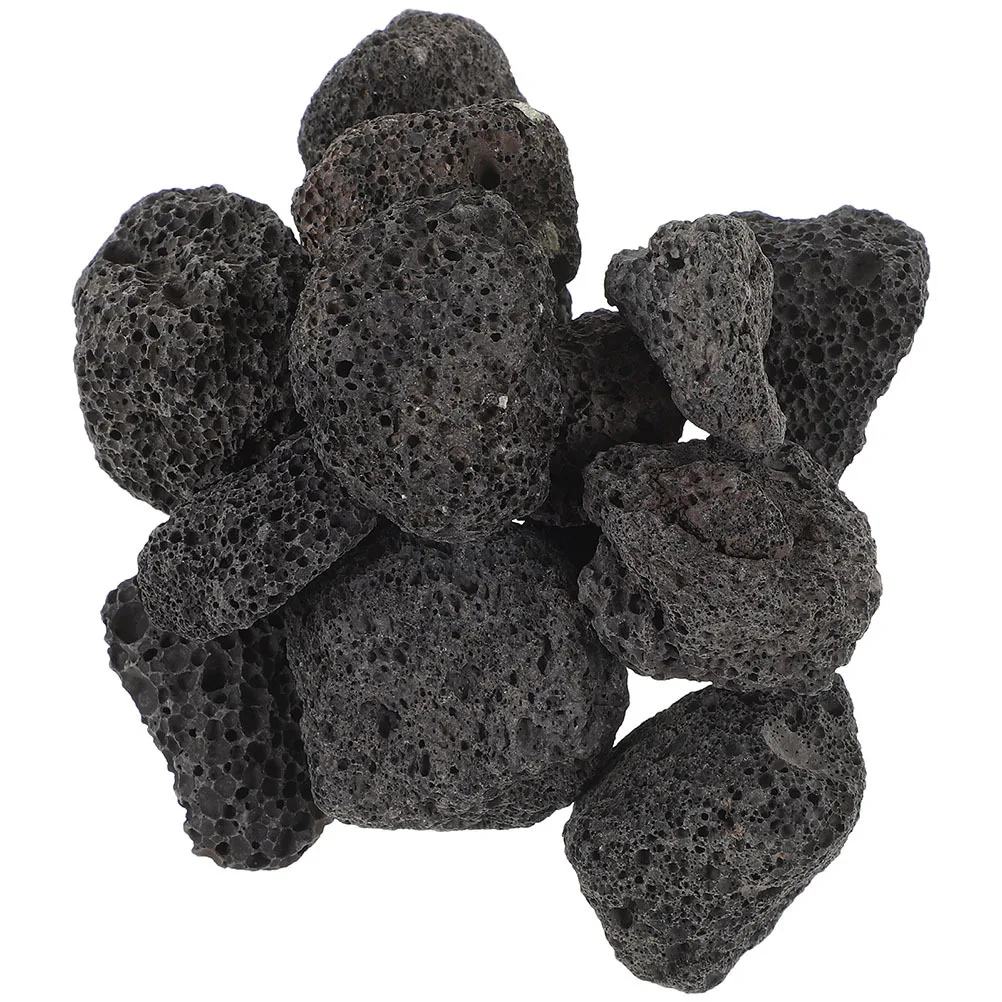 

1 Bag Natural Volcanic Rock For Fish Tank Landscaping Decorative Stone Aquarium Plant Pot Ornament Porous Purifying Rocks