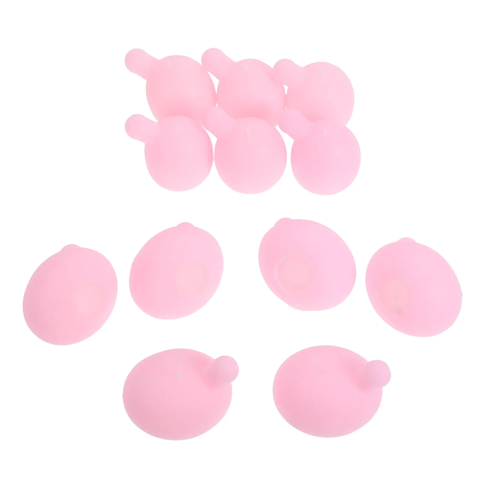 

12Pcs Press Bubble Insert Soft Pink Silicone Inner Core Refills for DIY Bubble Blowing Squeeze Insert Balls Craft Projects