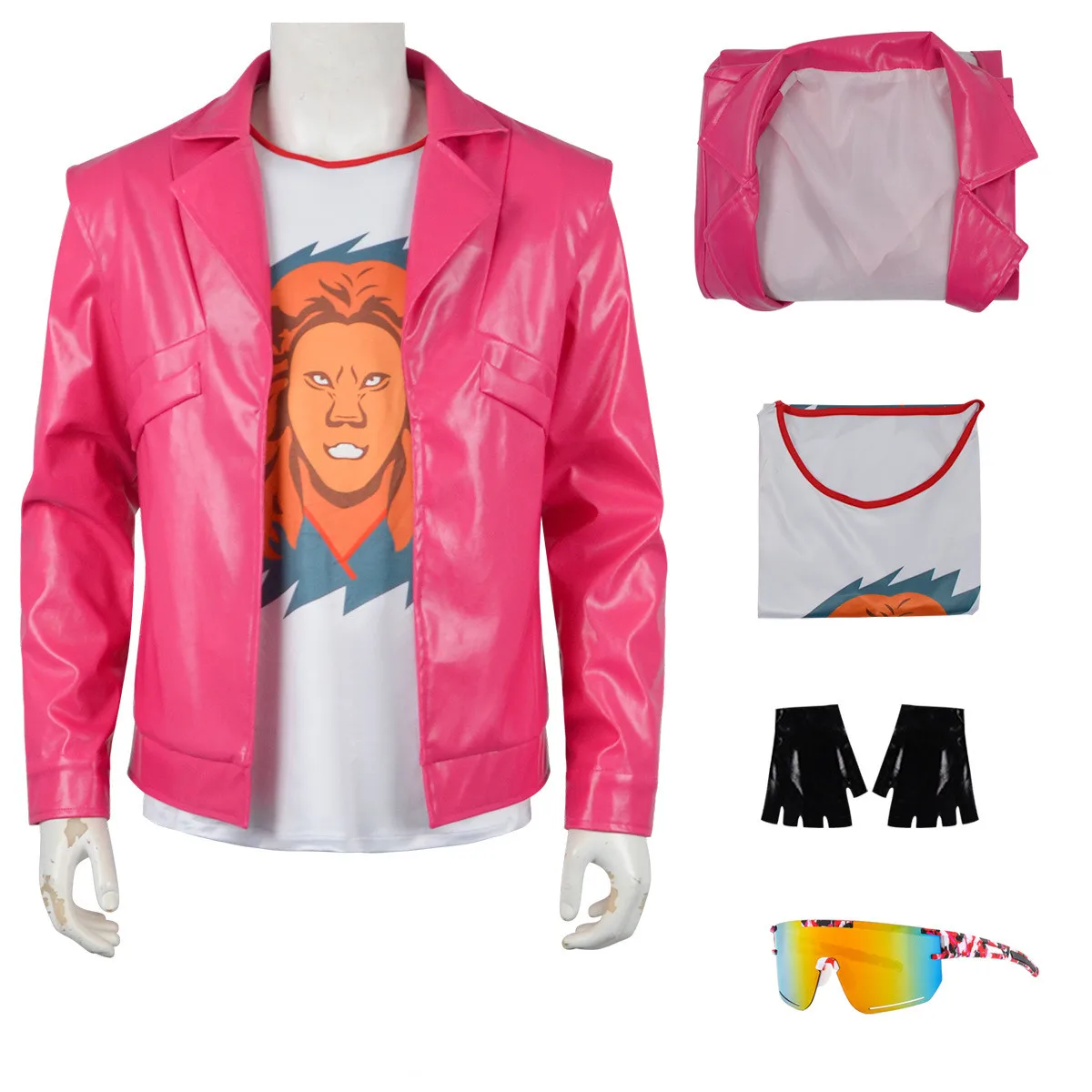 

Garrett Garrison Cosplay Costumes Movie Steve Role Play Uniform Jacket Coat Halloween Carnival Dressing Outfits For Men