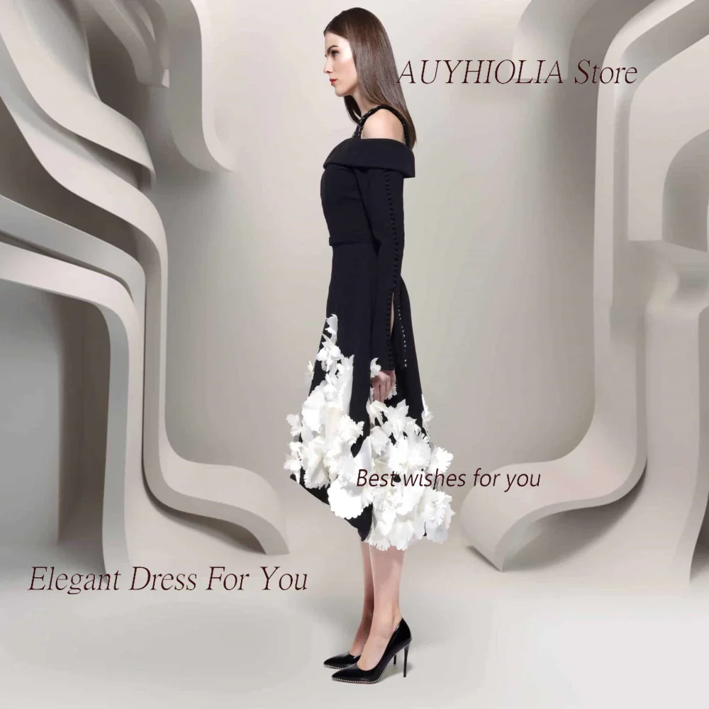 Long Evening Dress Sexy Women 정장원피스 Vestidos de festa Elegant Appliques A-Line Custom Made Formal Cocktail Prom Gown 2024