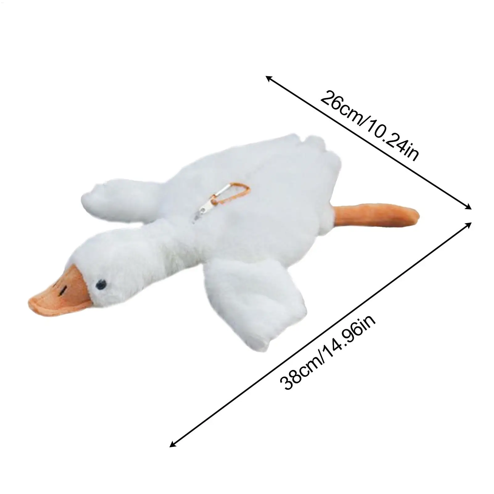 Bolsa para bolígrafos creativa, soporte para bolígrafos de pato, organizador de almacenamiento, estuche multifuncional para lápices, caja para bolígrafos de felpa, escuela y oficina