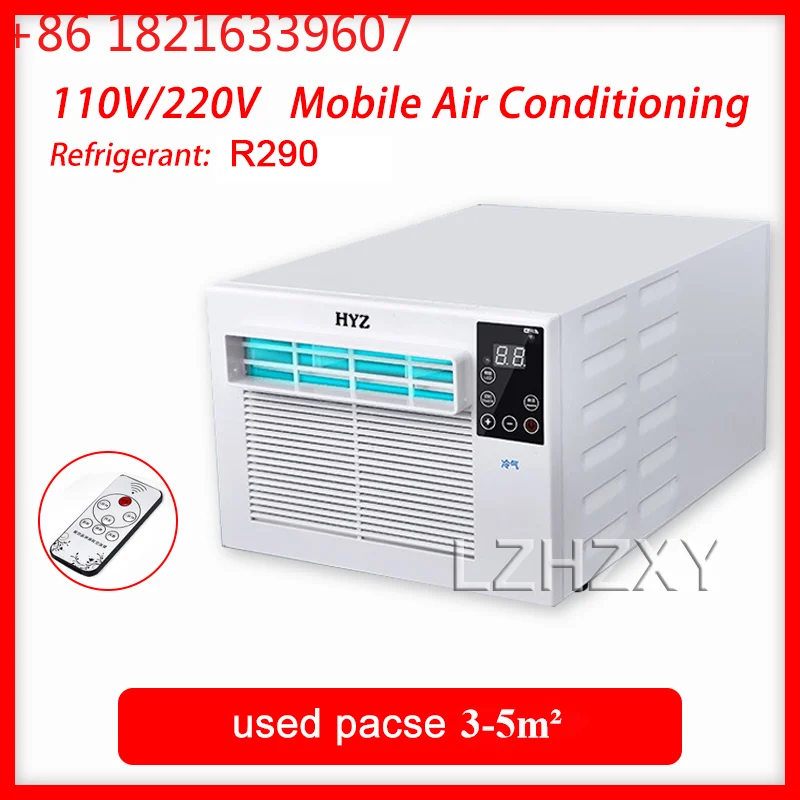 Home Portable Mobile Air Conditioning Dehumidification Desktop Mini Cooling Only Machine Free Installation with Remote Control