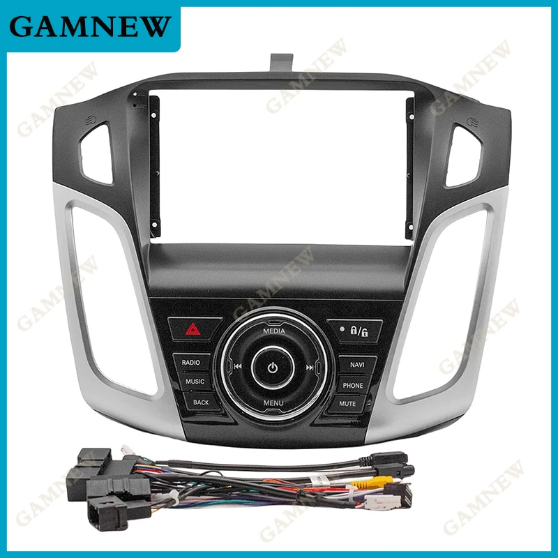 9 Inch Car Frame Fascia Adapter Android Radio Dash Fitting Panel Kit For Ford Focus 2012-2017