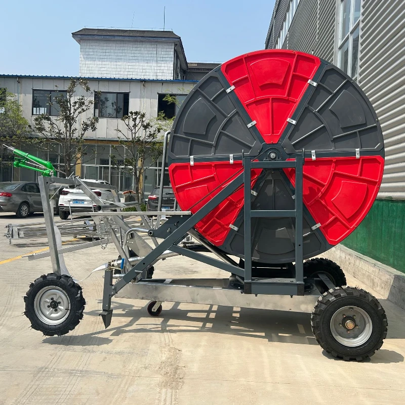 

Reel type sprinkler 75-300 automatic winch type large agricultural multi-nozzle self-propelled watering water-saving equipment