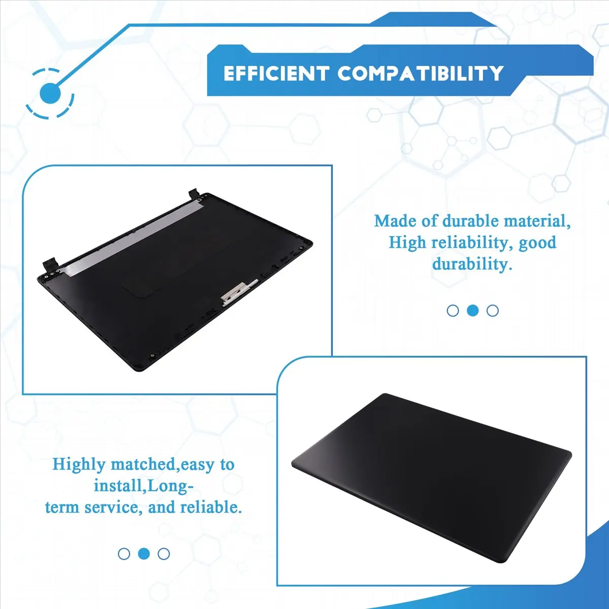 #47L Computer Accessories,For Aspire 3 Top Case LCD Back Cover Replace 15.6inch Laptop Case (Black)