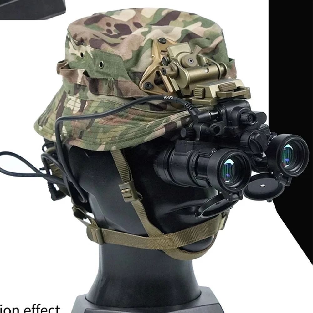 ヘッドマウントナイトビジョンフレームスポーツカメラヘルメット屋外 - スチールスタンド戦術アクセサリー