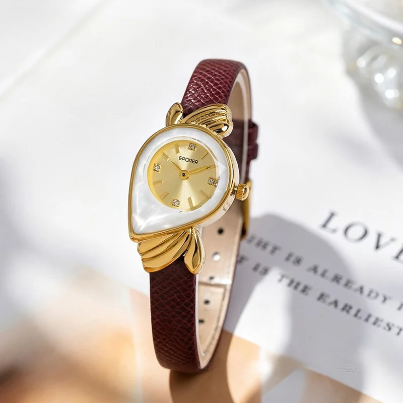 Delicate Light Luxury Butterfly Case Elegant Charm Women Watches Niche Design Women's Wristwatch Sports Waterproof Quartz Watch