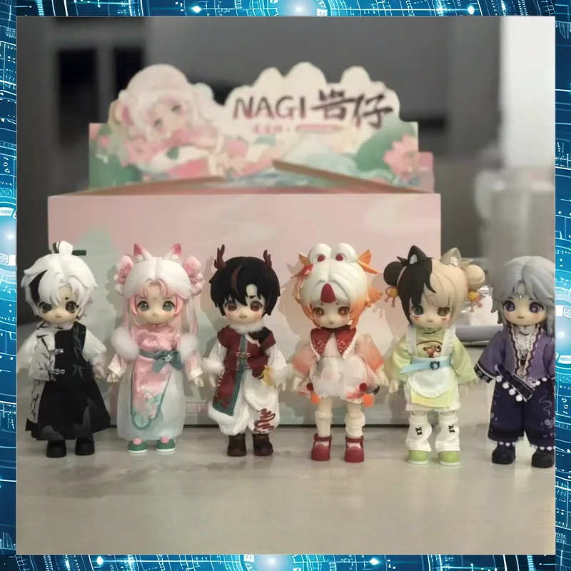 

Nagi Genuine Blind Box 4.0 Joint Movable Doll Trendy Toy Figurine - Xiaoyao Series Collectible Children'S Gift Desk Decoration
