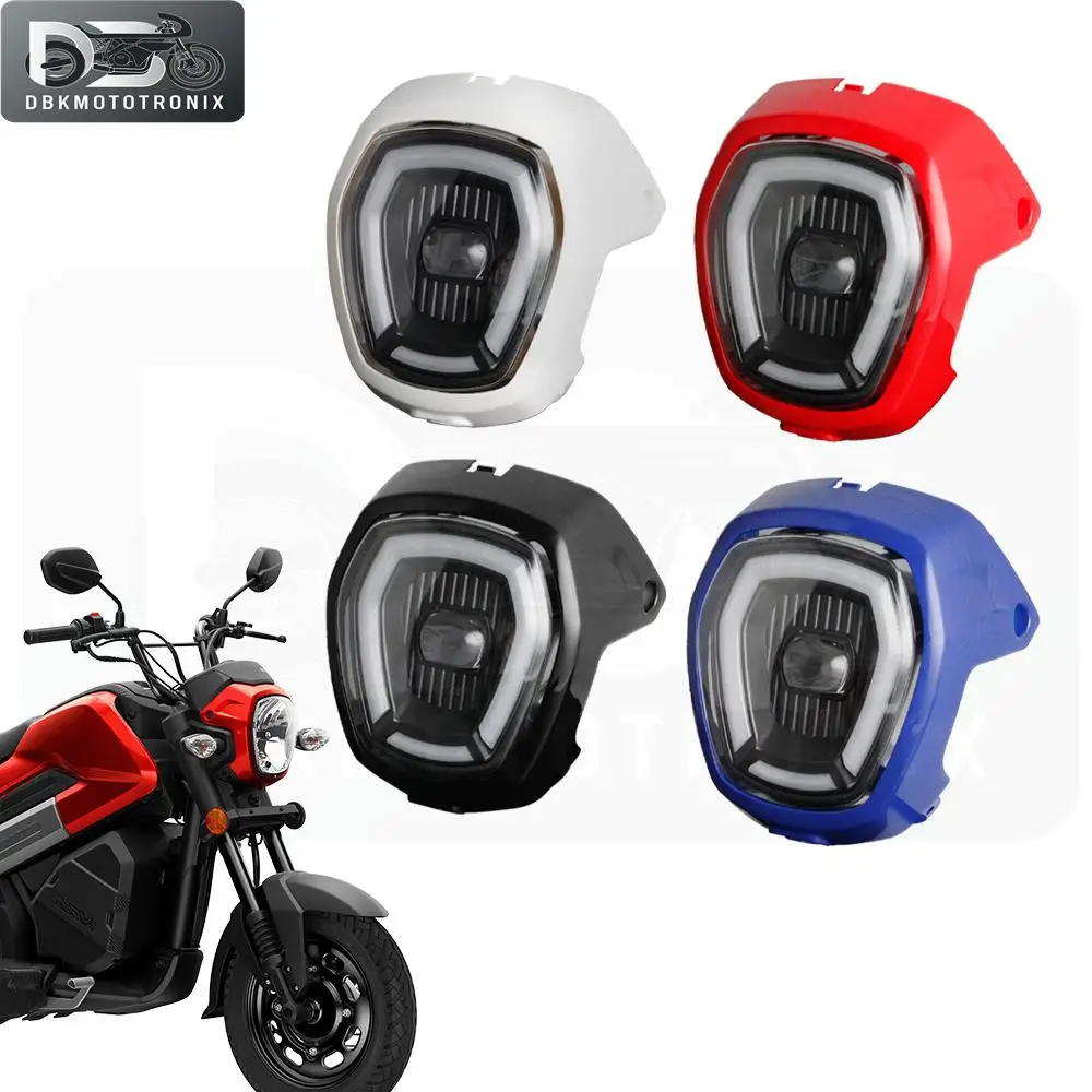 

Motorcycle DV 12V Front Headlight Head Lamp Fairing Assembly Motocross Enduro Headlamp For Honda NAVI 2017-2021