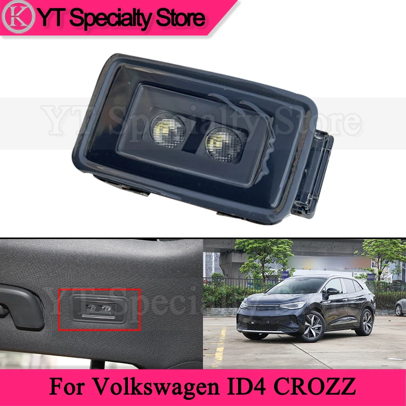 

Kamshing Car Rear Reading Light For Volkswagen ID4 CROZZ Roof Dome Light Interior LED Reading Lamp
