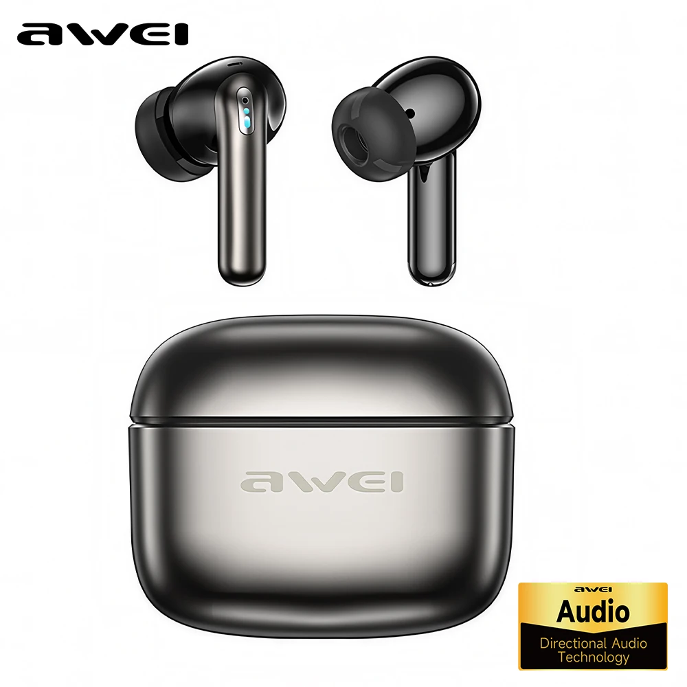 

Awei TA13 ANC Wireless Bluetooth 5.4 Earphones With 6Mic TWS Earbuds IPX5 Waterproof Headphones Sports Headset Game Earpods 5H