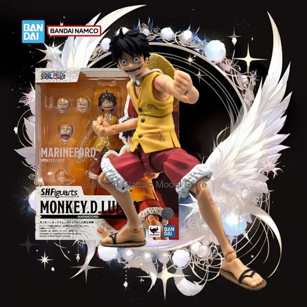Authentic in Stock Genuine Bandai ONE PIECE Model Kit Monkey.D.Luffy Marineford  Anime Action Figure Collection Model Toys Gift