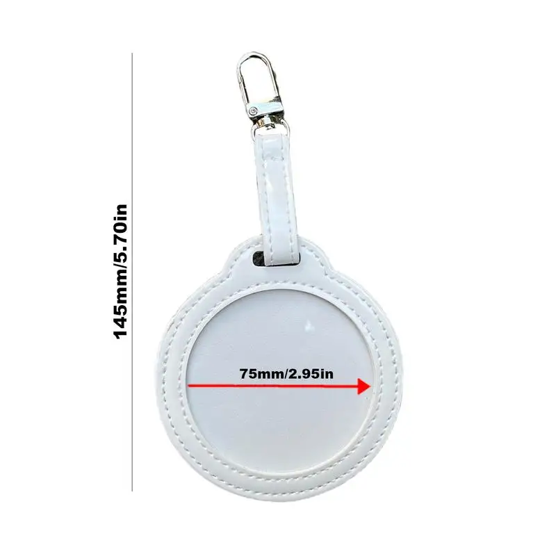 Zawieszka pokrowiec na karty na karty skórzana obudowa ochronna przenośna animacja akcesoria peryferyjne patera plakietki dla