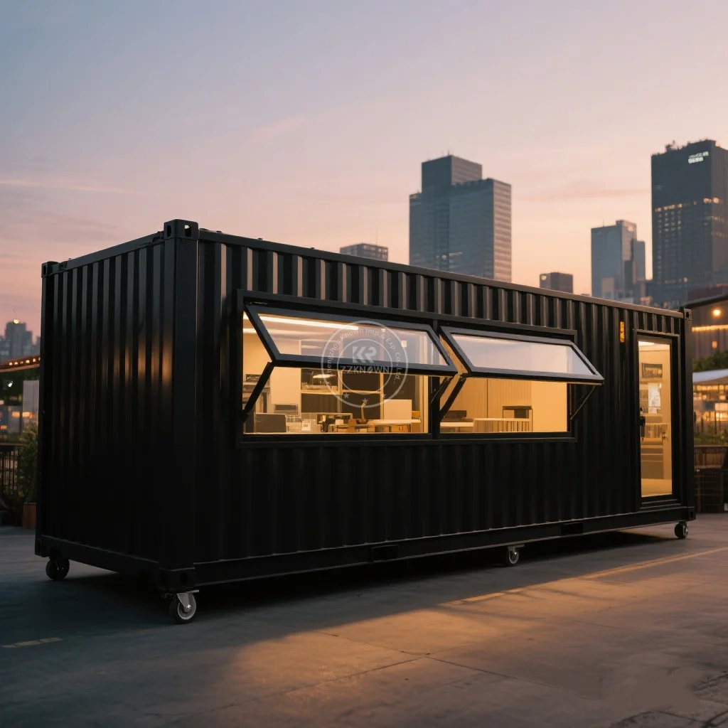 

Mobile Bar Station Ice Cream Push Cart Coffee Trailer Mobile Container Food Truck Concession Food Trailer Fully Equipped