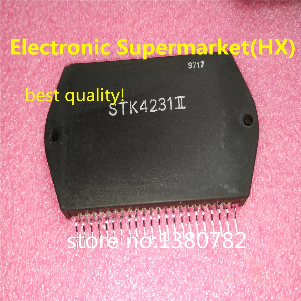 

Free Shipping 5pcs/lots STK4231 STK4231II 2-Channel 100W min AF Power NEW In stock!