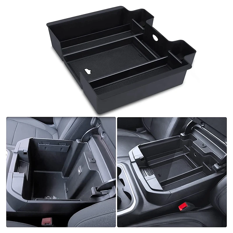 

Center Console Organizer For 2019-2022 GMC Sierra/Chevy Silverado 1500 And For 2020-2022 Sierra/Silverado 2500HD/3500HD