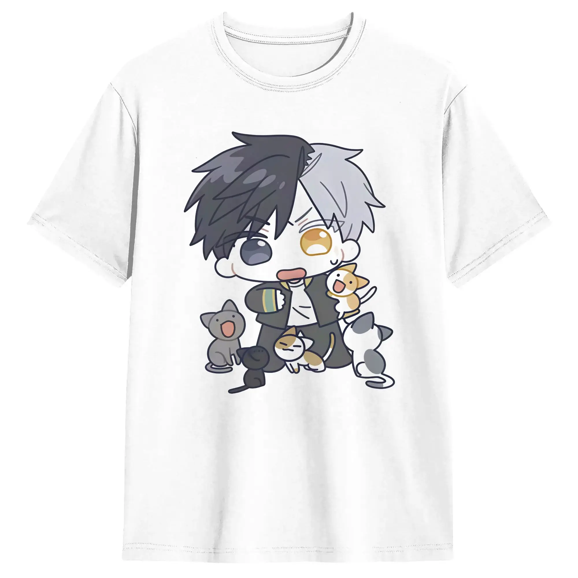Vintage T-Shirt Summer Ren Kaji Hip Hop T-Shirts Wind Breaker Pure Cotton Tee Shirt for Man Awesome Hot Sale Short Sleeve Tees