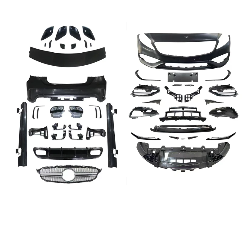 

High Quality Retrofit Upgrade For Mercedes Benz W176 A45 AMG Body Kit Front Bumper Rear Bumper