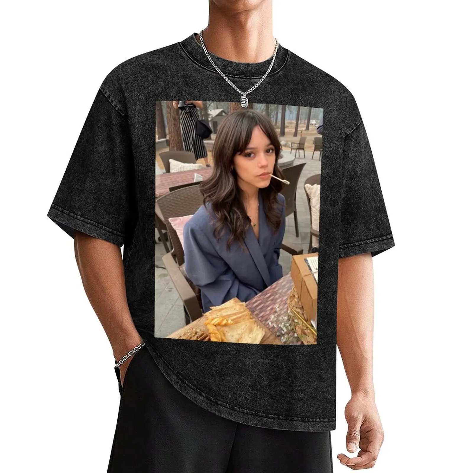 Jenna Ortega T-Shirt cheap stuff shirts graphic tee Blouse croswit shirt man mens plain t shirts