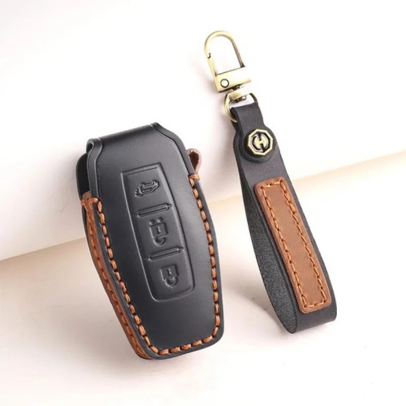 

Кожаный чехол для ключей от машины A + для Mitsubishi Outlander, сумка с дистанционным управлением