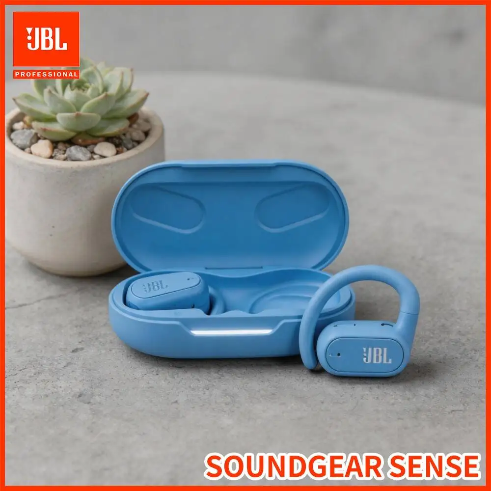 JBL Soundgear Sense Wireless Ear-hook Open-Ear Headphones 4-Microphone Clear Call IP54 Waterproof Bluetooth5.3 Daily Sport
