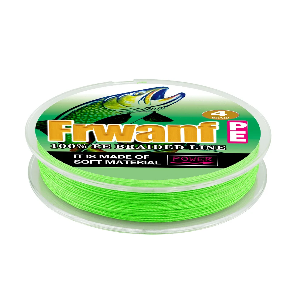 Braided Fishing Line 4 Strands 100M 300M 0.06-0.55mm 2 4 6 8 10 20 50 80 90 100LBS PE Saltwater Freashwater