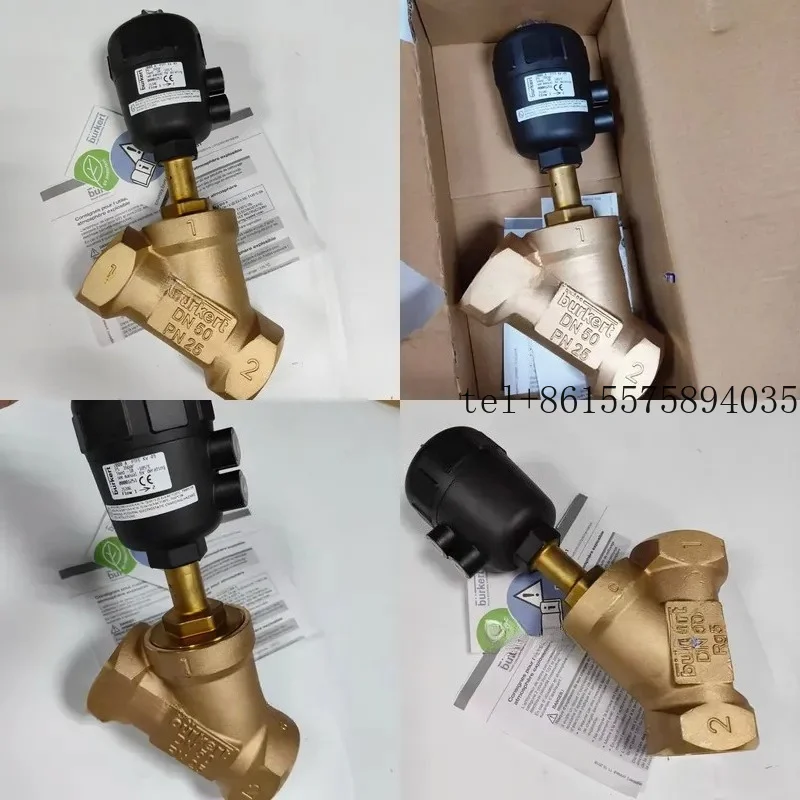 

Hot Burkert Pneumatic Angle Seat Valve 2000 A PTFE pllot1.9-10bar DN50 Rg5 00001251