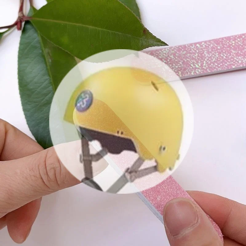 

(HS)8/12 Pcs Glitter Nail Care Kit - Heart-Shaped Buffer, Crystal Rod, And Double-Sided File For Nail Art And Pedicures